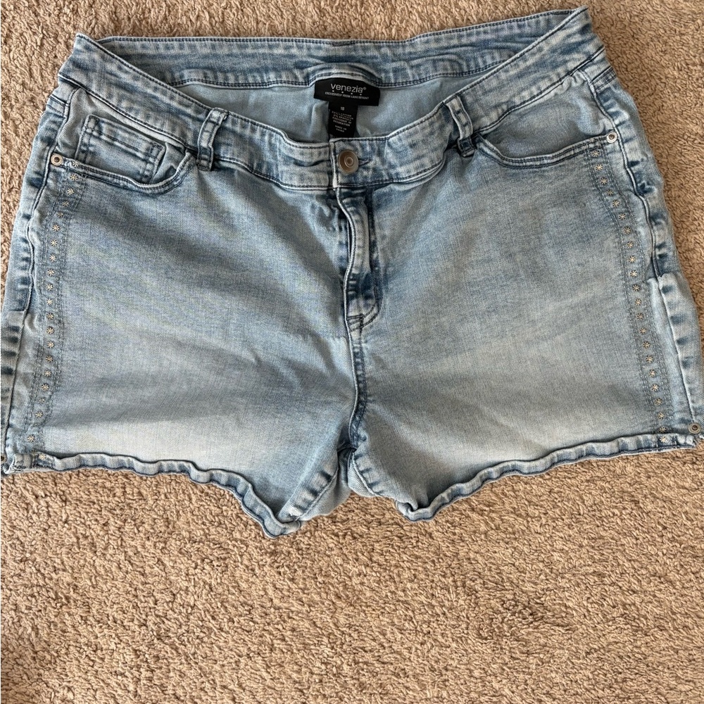 Lane Bryant Light Blue Jean Shorts